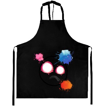 Discover Sad face paint splatter Aprons