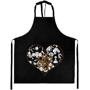 Discover Physicist Heart Physics Aprons