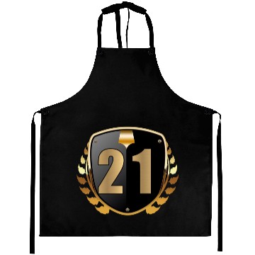 Discover 21st Birthday established Aprons