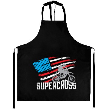 Discover Supercross Motocross Racing Biker Aprons