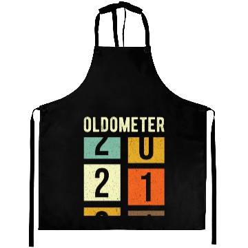 Discover Oldometer 21st Birthday Gift Aprons