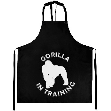 Discover Silverback Gorilla in Training White Aprons