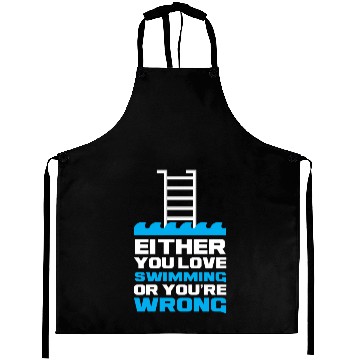 Discover Funny Swimming Swimmer Swim Aprons