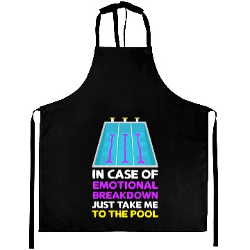 Discover Funny Swimming Swimmer Swim Aprons