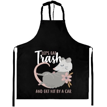 Discover Let's Eat Trash Opossum Aprons