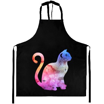 Discover Galaxy Cat Aprons