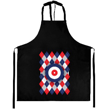 Discover Argyle curling pattern Aprons