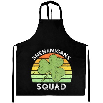 Discover Shenanigans Squad Matching Vintage St Patricks Day Aprons