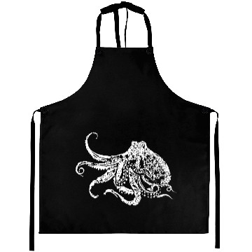 Discover octopus white Aprons