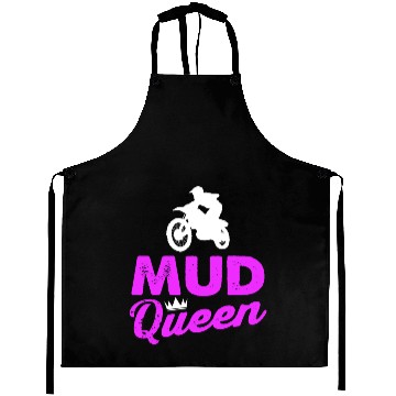 Discover Motocross Girl Mud Queen Offroad Racing Dirt Muddy Aprons