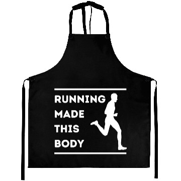Discover Running Quote Runner Run Funny Cool Saying Body Aprons