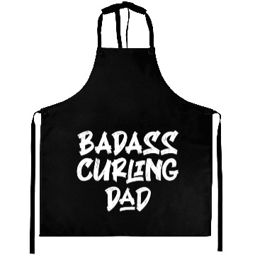 Discover badass curling dad Aprons