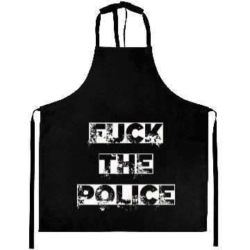 Discover fuck the police Aprons