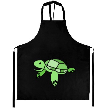 Discover Happy Sea Turtle Cartoon Aprons