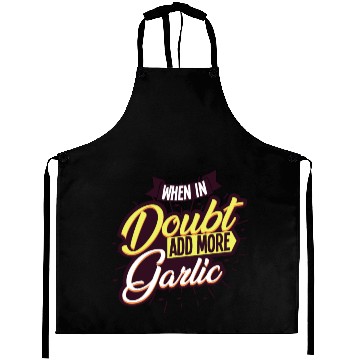 Discover Garlic Chef Kitchen Aprons