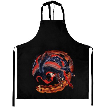 Discover Phoenix that glares in all directions by Hokusai Aprons