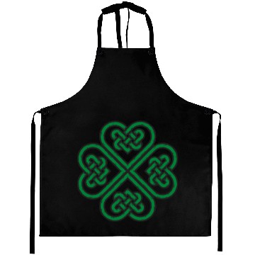 Discover Irish Celtic Knot Shamrock Heart St Patricks Day Aprons