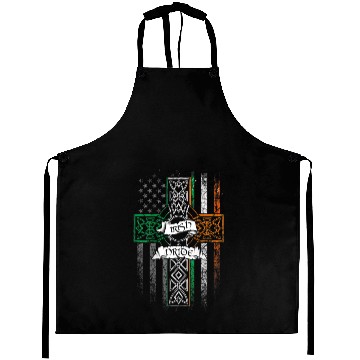 Discover IRISH PRIDE American Flag Celtic Cross St Patricks Aprons