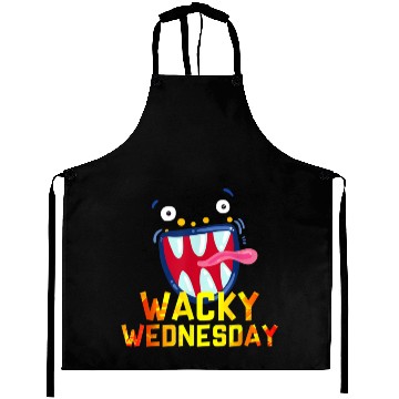 Discover Wacky Wednesday Aprons Clothes for mismatch day