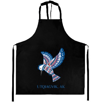 Discover Native American Utqiagvik Kingfisher Bird Alaska Aprons