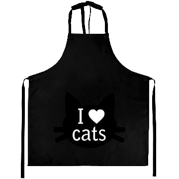 Discover I LOVE CATS Aprons
