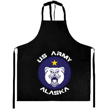 Discover Us Army Alaska Polar Bear Patch Aprons