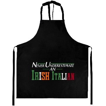 Discover Never Underestimate An Irish Italian Funny Gifts Aprons