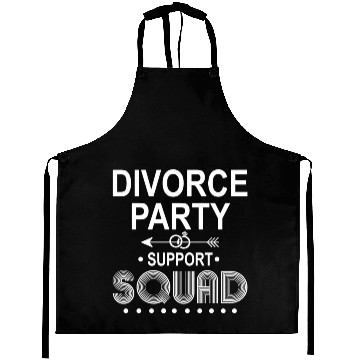 Discover Divorce Party Support Squad Aprons