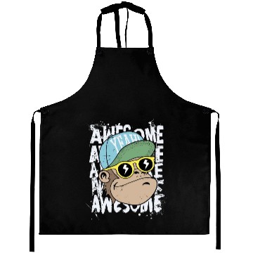 Discover awesome monkey Aprons