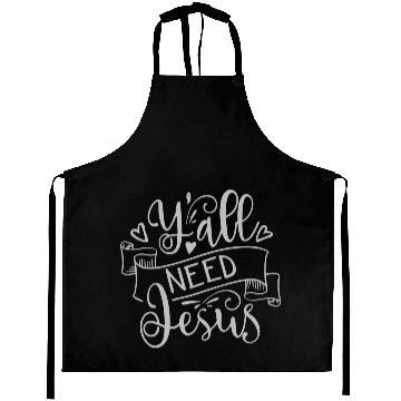 Discover Yall Need Jesus Heart Aprons