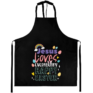 Discover Jesus Loves Everybunny - Funny Easter Aprons