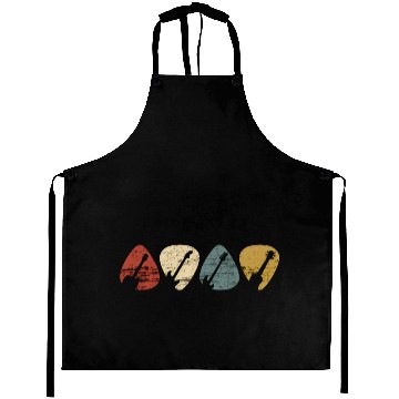 Discover Guitar Picks Retro Vintage Aprons