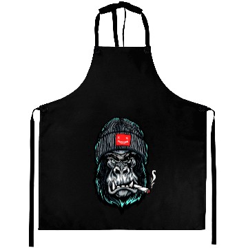 Discover Hypebeast, Gorilla, Ape, Street Gorilla Aprons