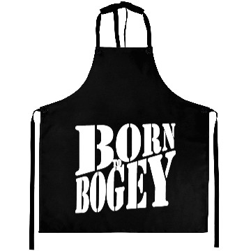 Discover born to bogey white Aprons