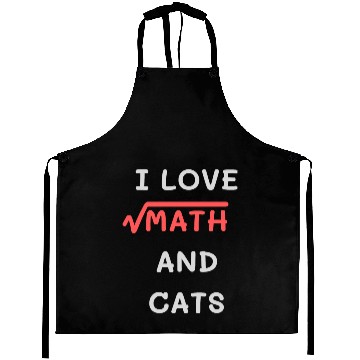 Discover I Love Math And Cats Aprons