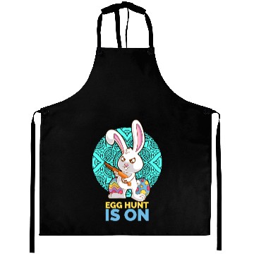 Discover Funny Easter Bunny Easter Egg Egg hunting Aprons