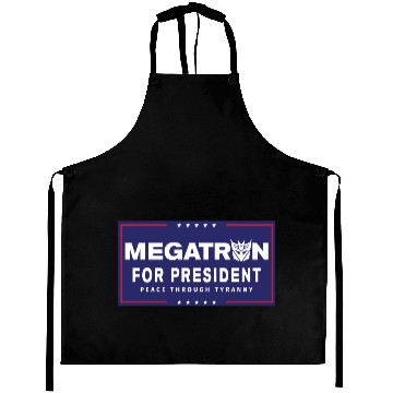 Discover Megatron For President Aprons