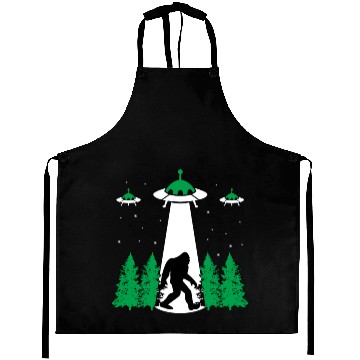Discover Bigfoot UFO Abduction Aprons
