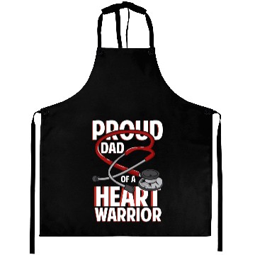 Discover Proud Dad Of A Heart Warrior Coronary Disease CHD Aprons