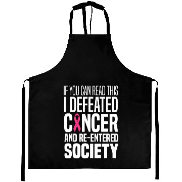 Discover Breast Cancer Survivor Pink Ribbon Aprons