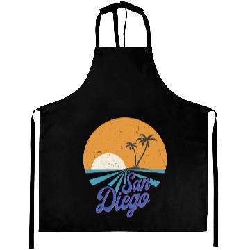 Discover San Diego Sunrise Vintage Aprons