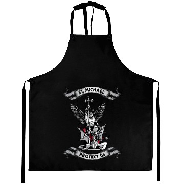 Discover Archangel Saint Michael Protect Us Defend Us Aprons