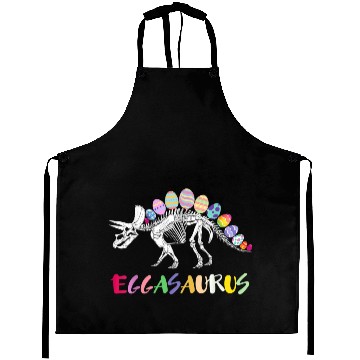 Discover eggasaurus stegosaurus egg dinosaur happy easter Aprons