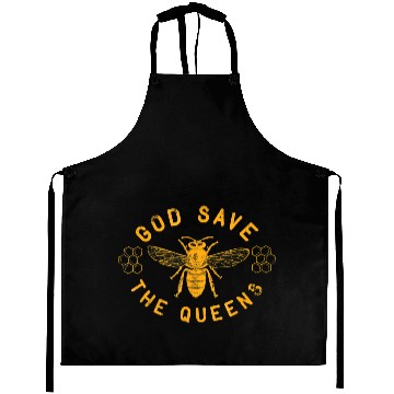 Discover Bee Lovers God Save the Queen Aprons