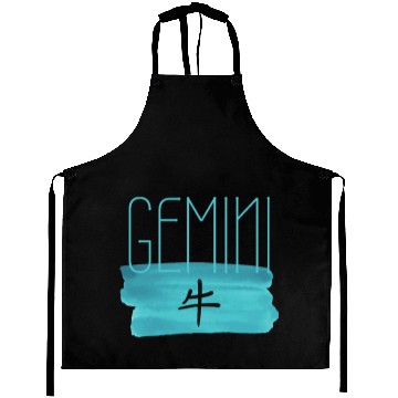Discover GEMINI OX AESTHETIC ZODIAC Aprons