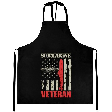 Discover US Military Submarine Gift For A Veteran Aprons