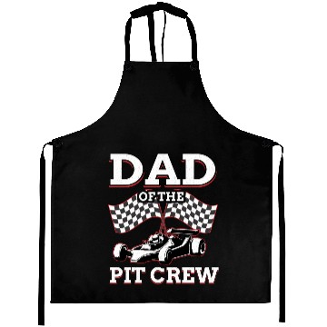 Discover Dad Of The Pit Crew Race Car Racing Aprons