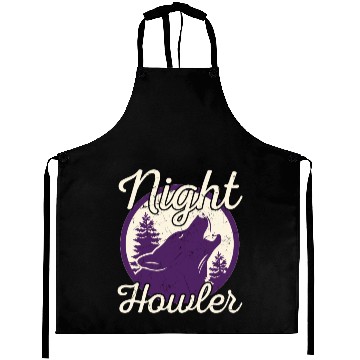 Discover Werewolf Wolf Night Howler Moon Aprons