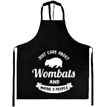 Discover Only Wombats Aprons