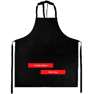 Discover Here comes trouble Aprons